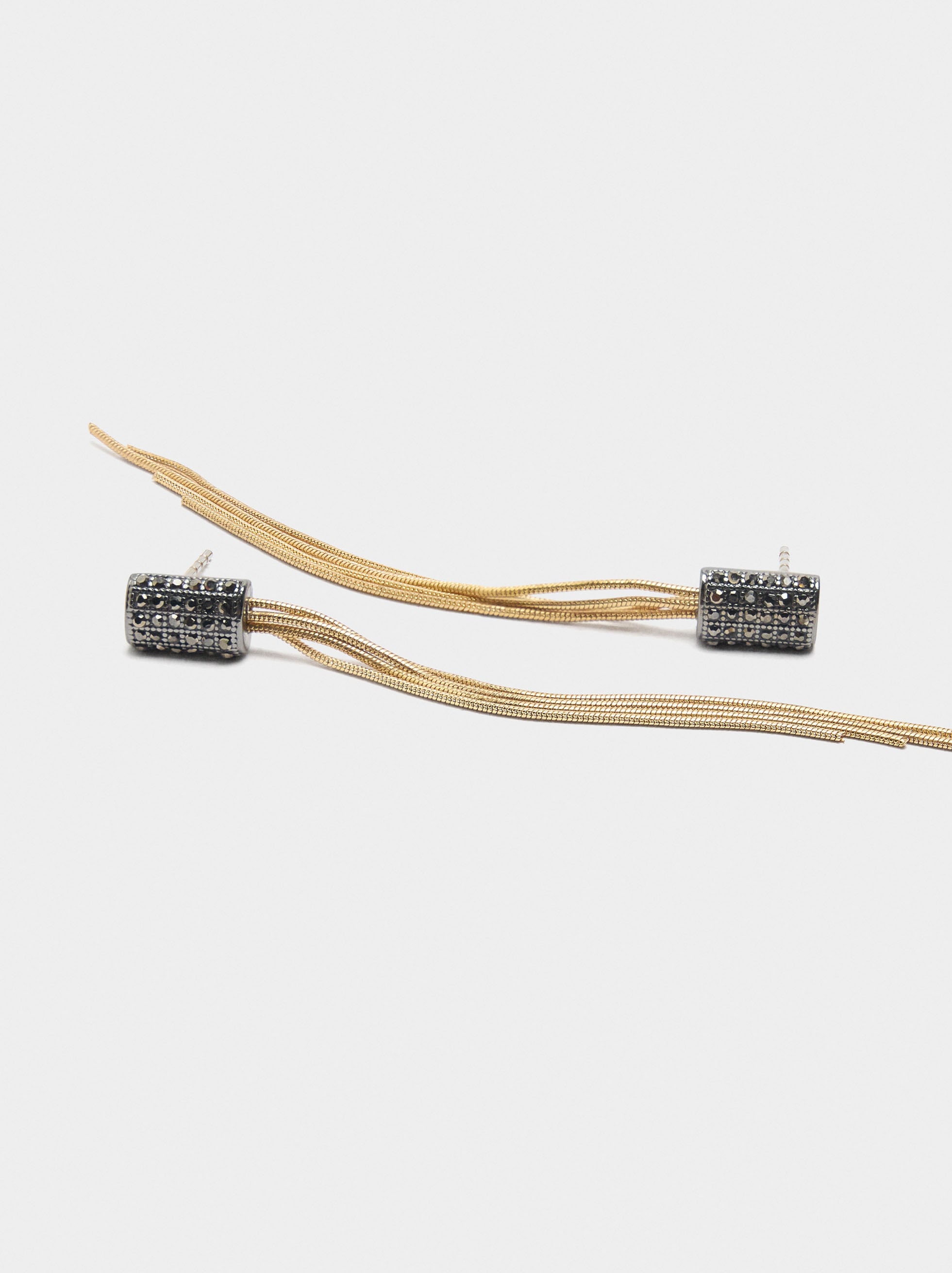 Pendientes Largos De Cristales