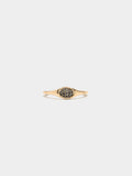 Anillo Detalle Ovalado Con Circonitas