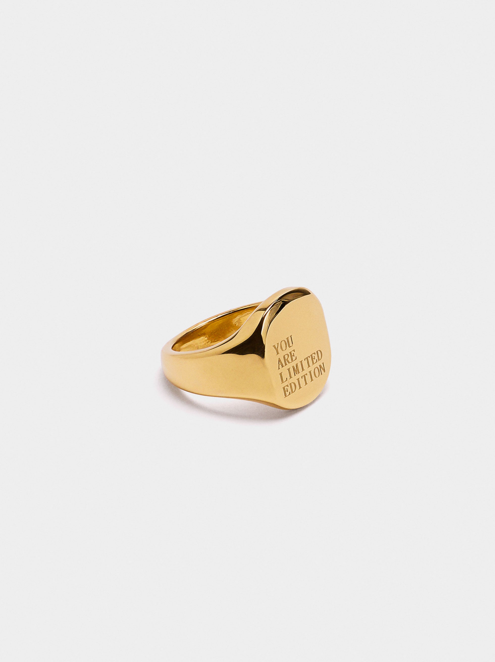 Anillo Sello Para Meñique Limited Edition - Acero Inoxidable