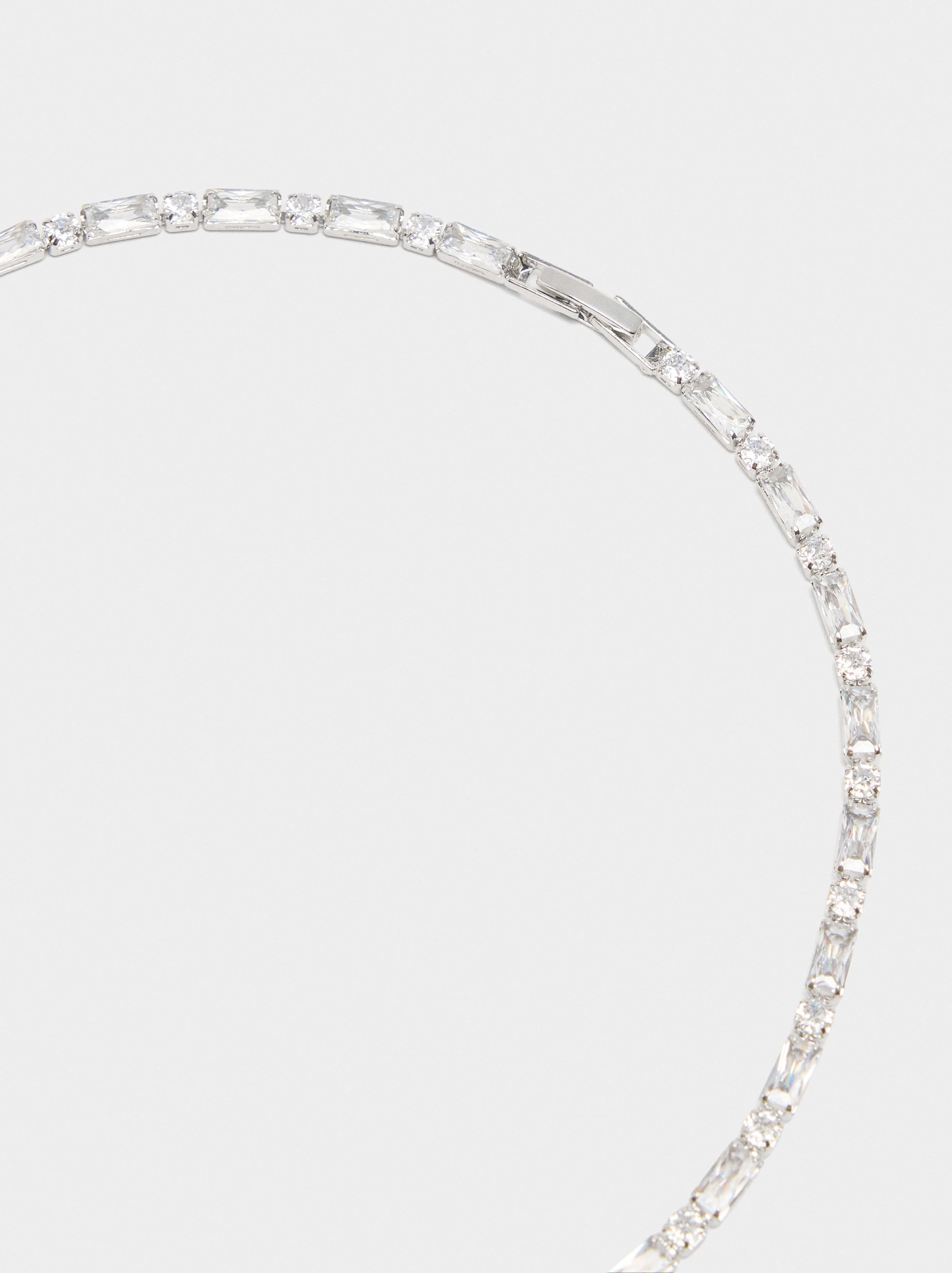 Set Collar Y Pulsera Con Circonitas