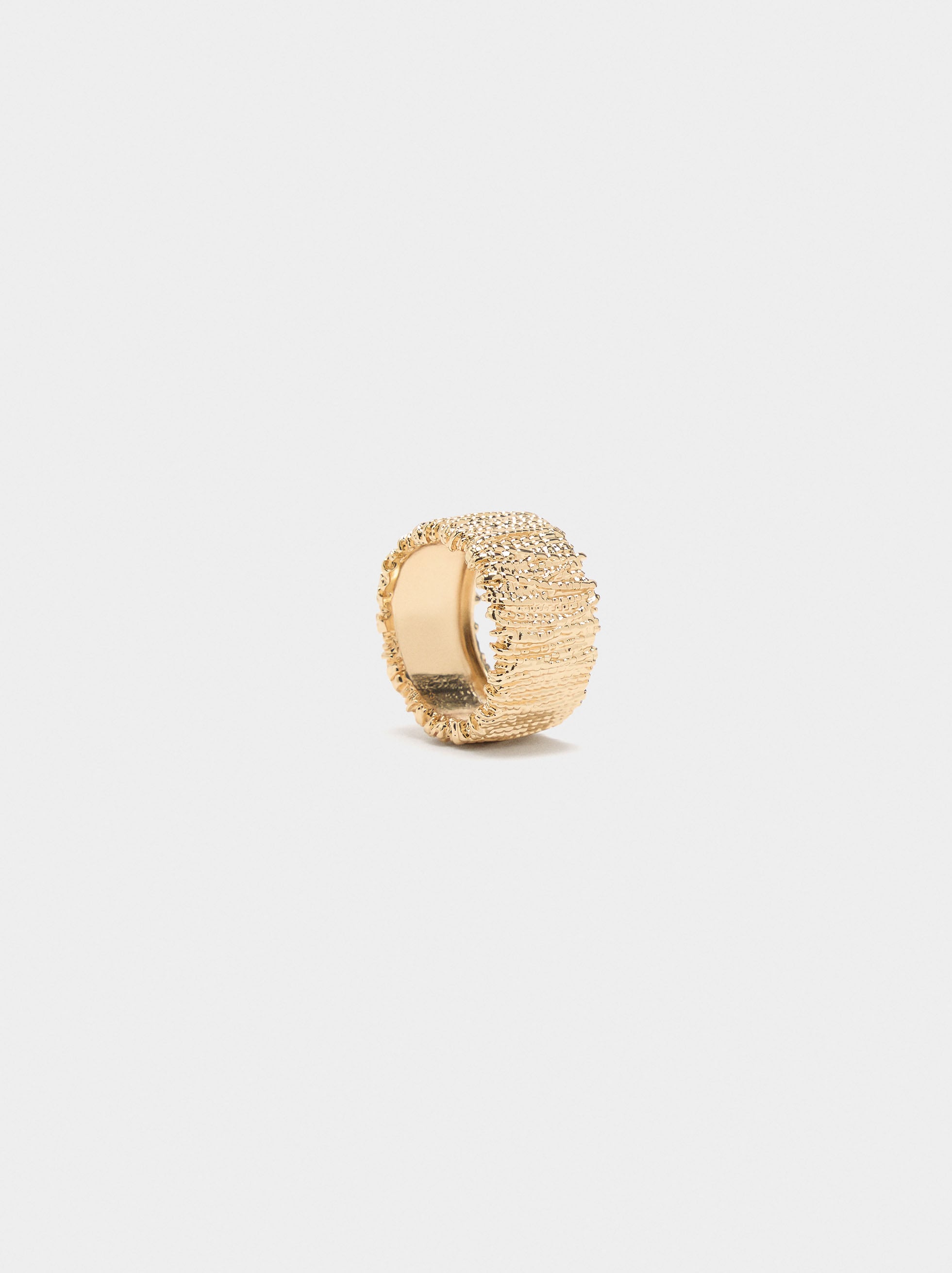 Anillo Ancho Con Rayas