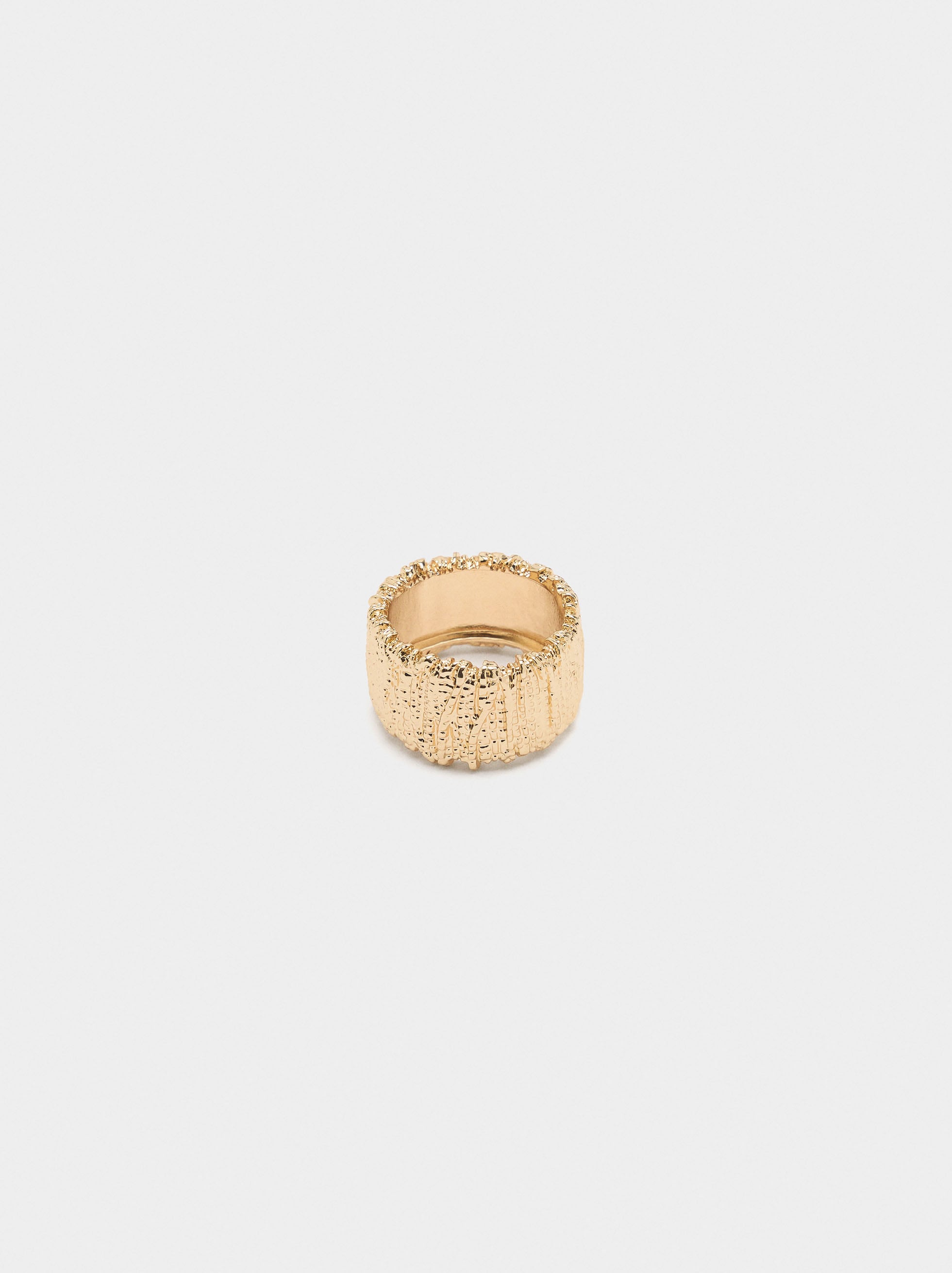 Anillo Ancho Con Rayas