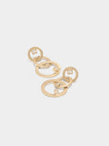 Pendientes Largos De Aros Con Circonitas
