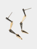 Pendientes Romboides Con Circonitas