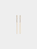 Pendientes Largos Barra Con Cristales