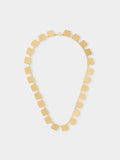 Collar Corto Cuadros Con Circonitas