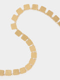 Collar Corto Cuadros Con Circonitas