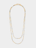 Collar Bicolor De Dos Vueltas