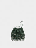 Bolso De Fiesta Con Flecos Y Cuentas