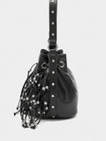 Bolso De Fiesta Con Flecos Y Cuentas