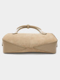 Bolso De Hombro Con Detalles De Piel