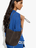Bolso Bucket De Piel Con Bandolera