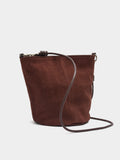 Bolso Bucket De Piel Con Bandolera