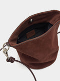 Bolso Bucket De Piel Con Bandolera