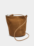 Bolso Bucket De Piel Con Bandolera