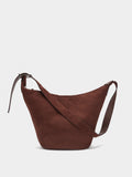 Bolso Bandolera De Piel Lisa