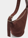 Bolso Bandolera De Piel Lisa