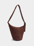 Bolso Bandolera De Piel Lisa