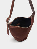 Bolso Bandolera De Piel Lisa