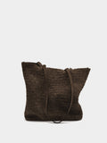 Bolso Shopper De Piel Trenzada