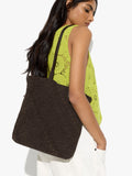 Bolso Shopper De Piel Trenzada