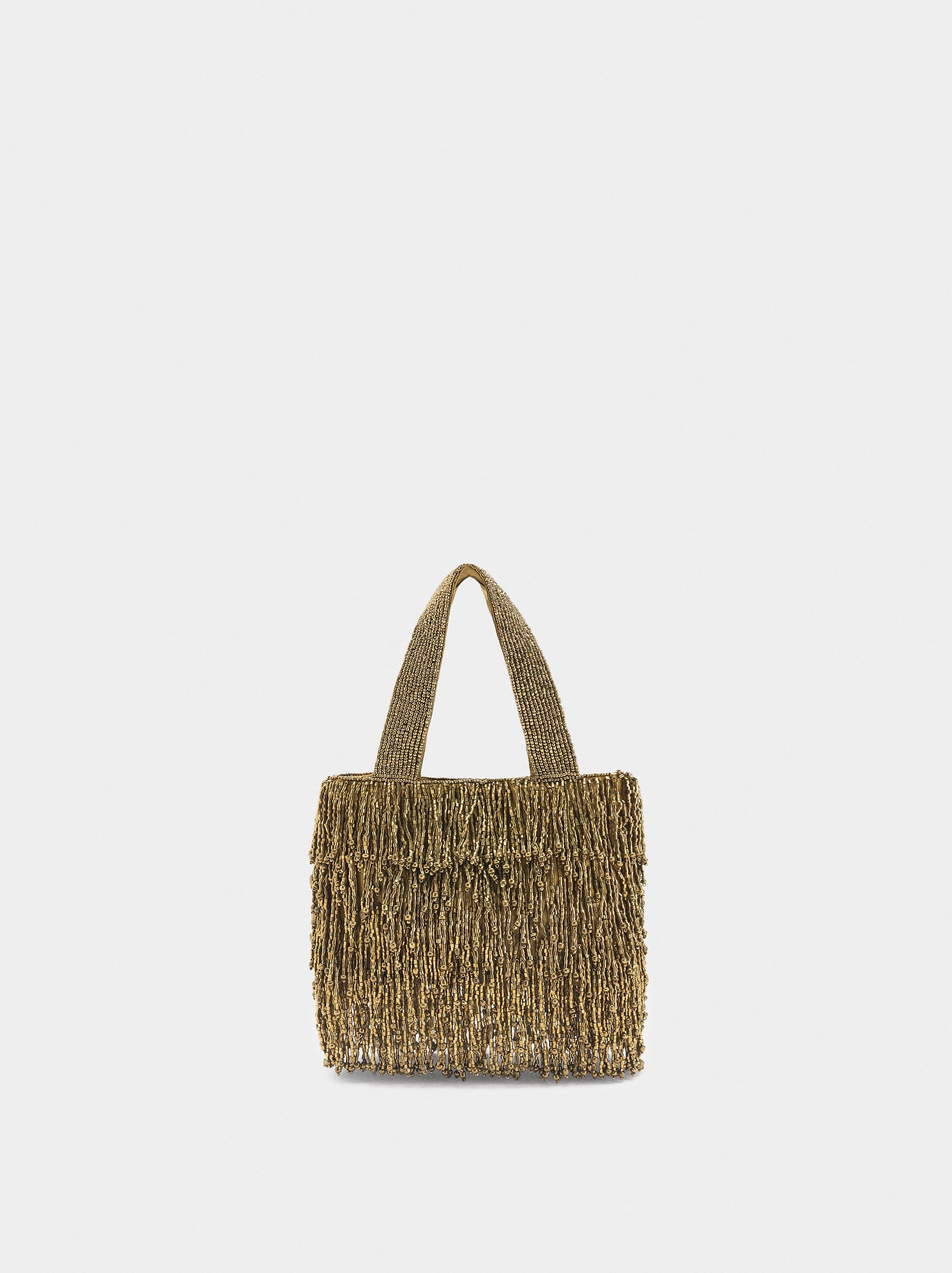 Bolso De Fiesta Con Abalorios