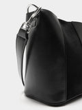 Bolso Bombonera Contraste De Texturas