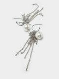 Aros De Cadenas Y Perlas
