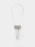 Collar Largo Con Colgante De Cadenas