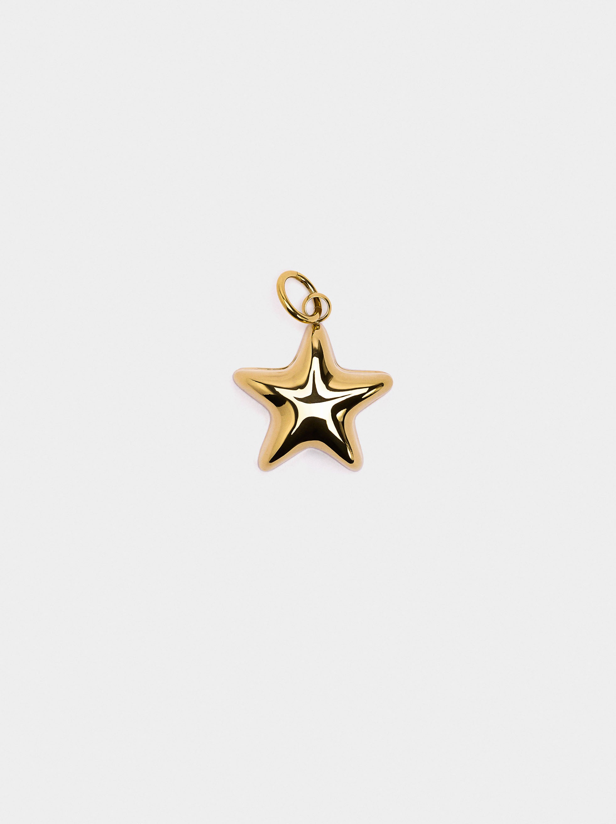 Charm De Estrella - Acero Inoxidable