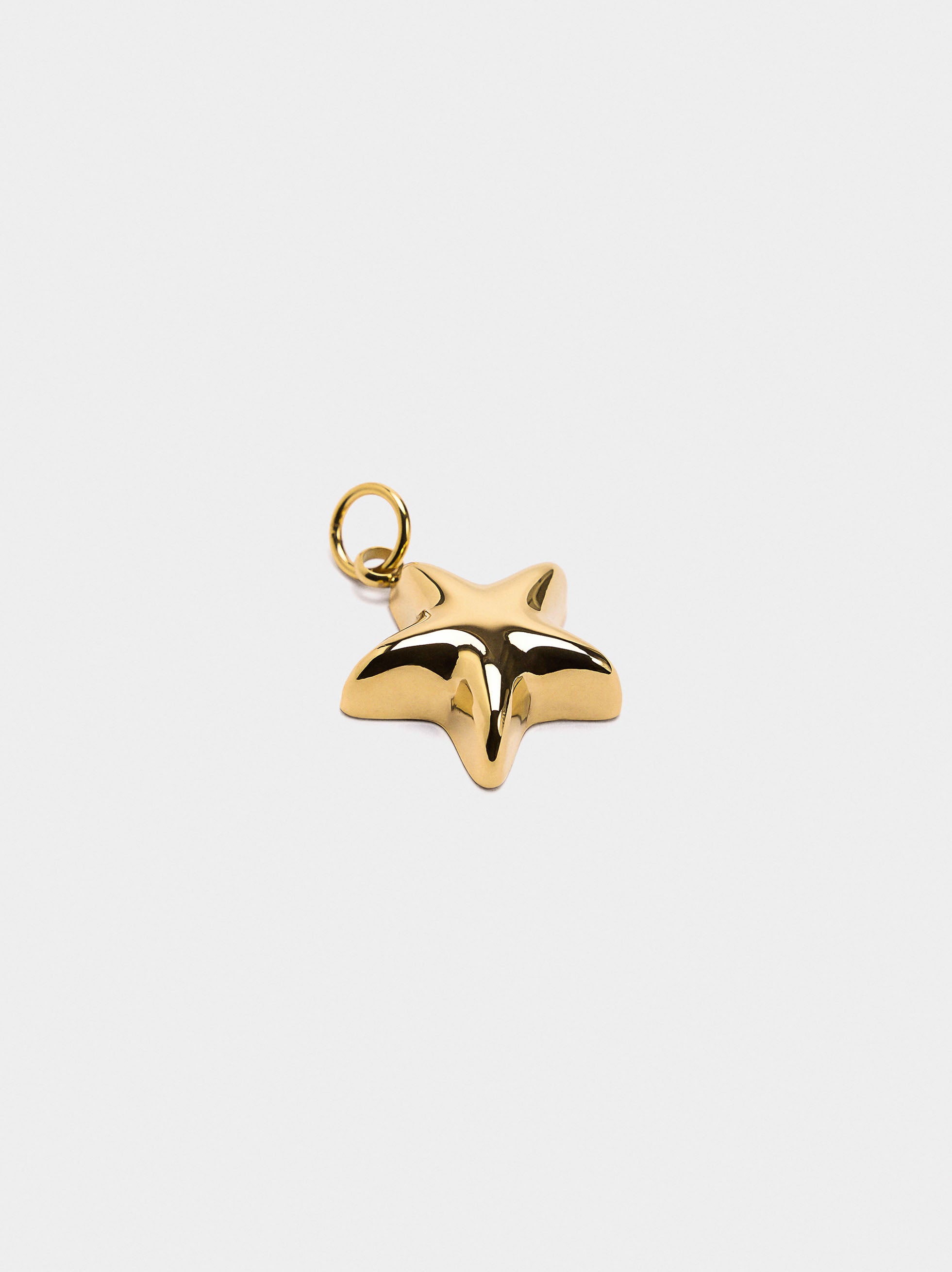 Charm De Estrella - Acero Inoxidable