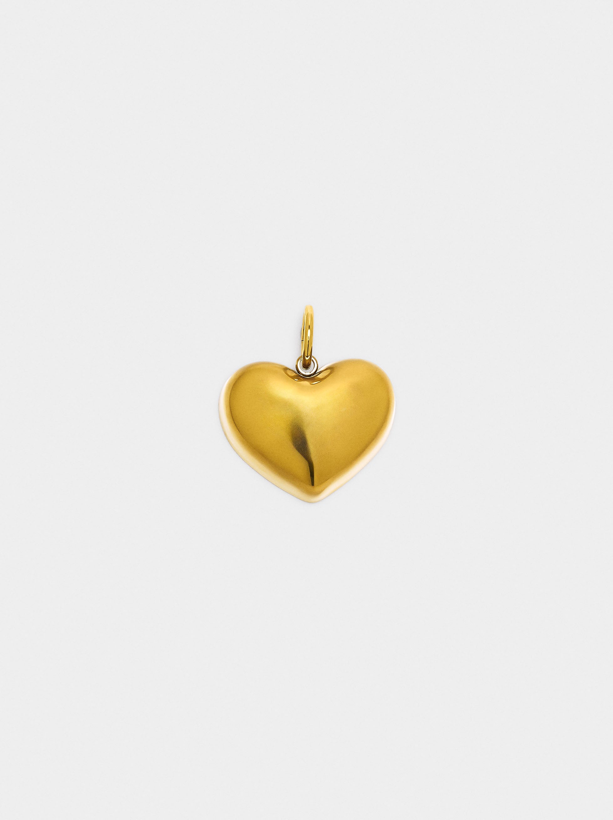 Charm De Corazón - Acero Inoxidable