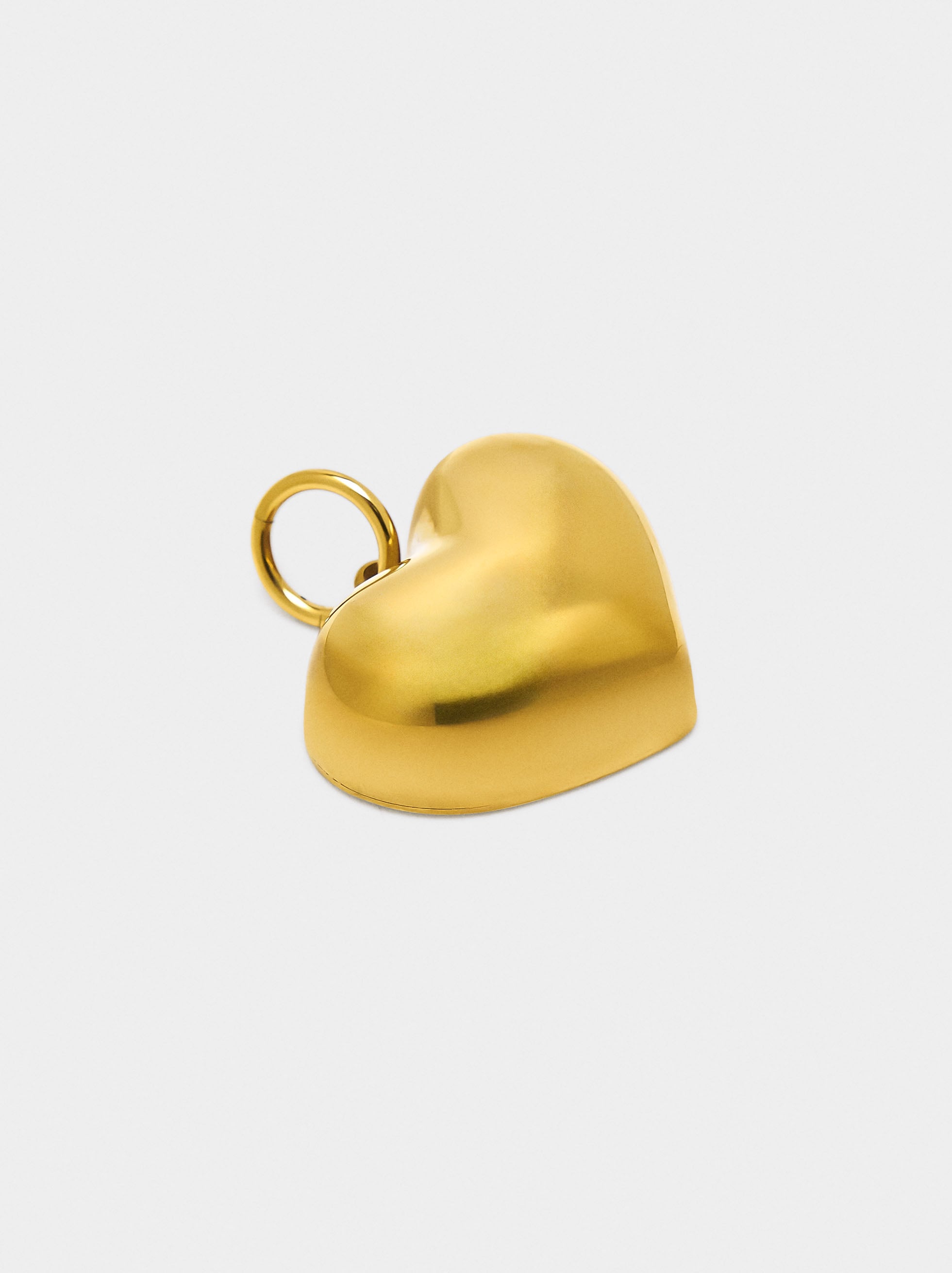 Charm De Corazón - Acero Inoxidable