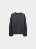 Jersey De Punto Escote En V