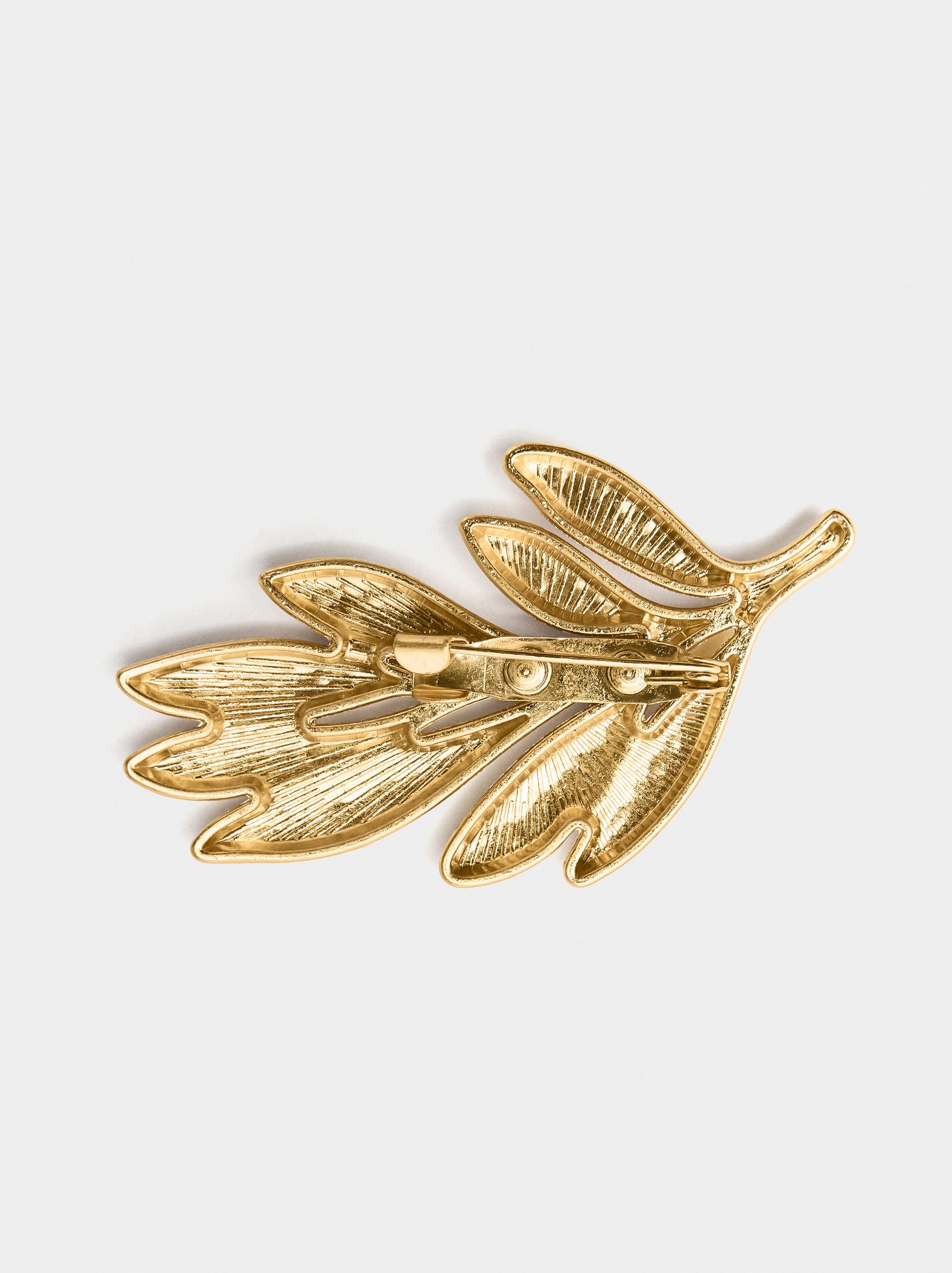Broche Hoja