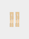 Pendientes Largos Efecto Doble