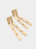 Pendientes Largos Efecto Doble