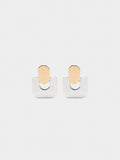 Pendientes Bicolor Cuadrados