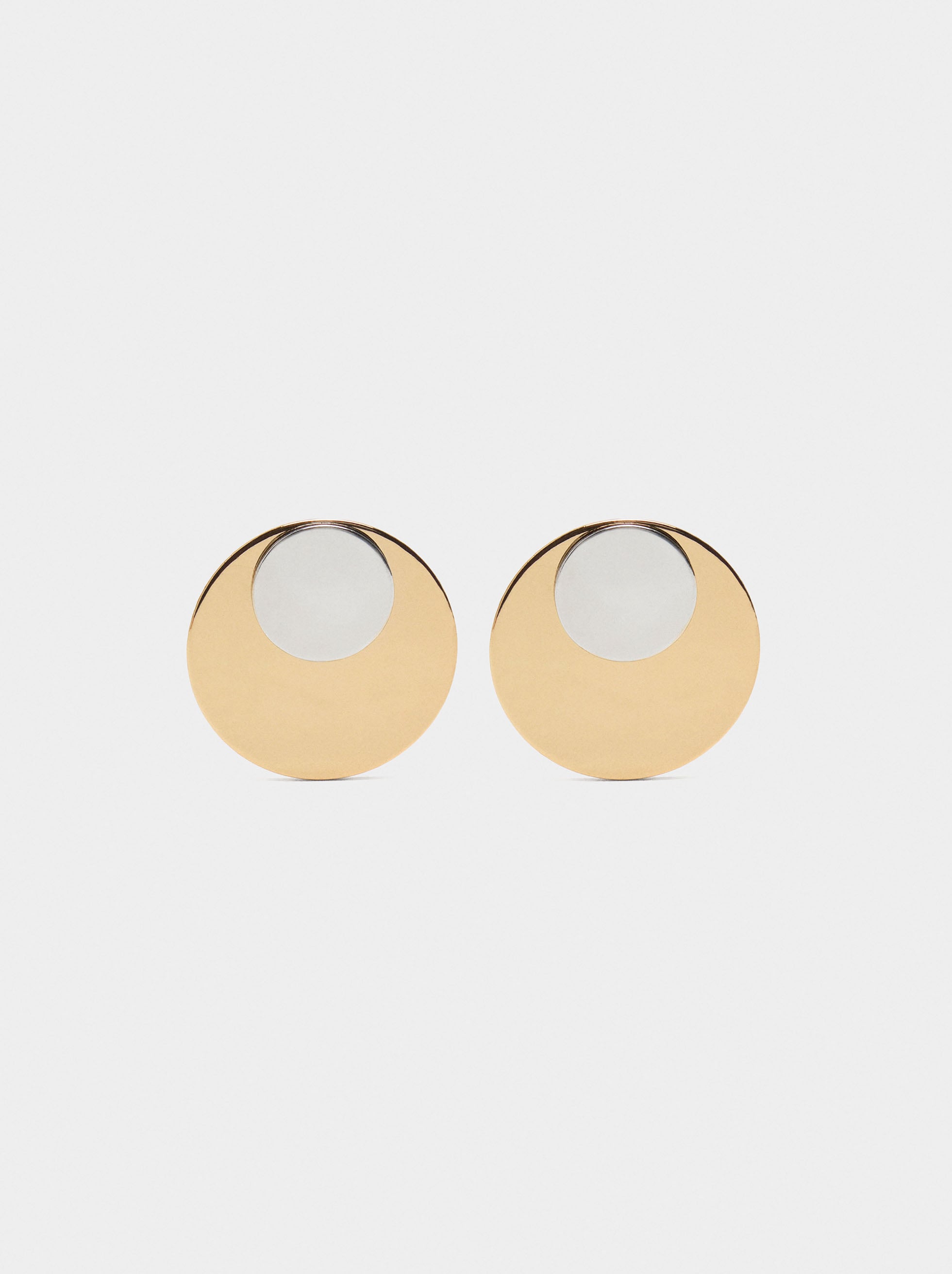 Pendientes Bicolor Redondos