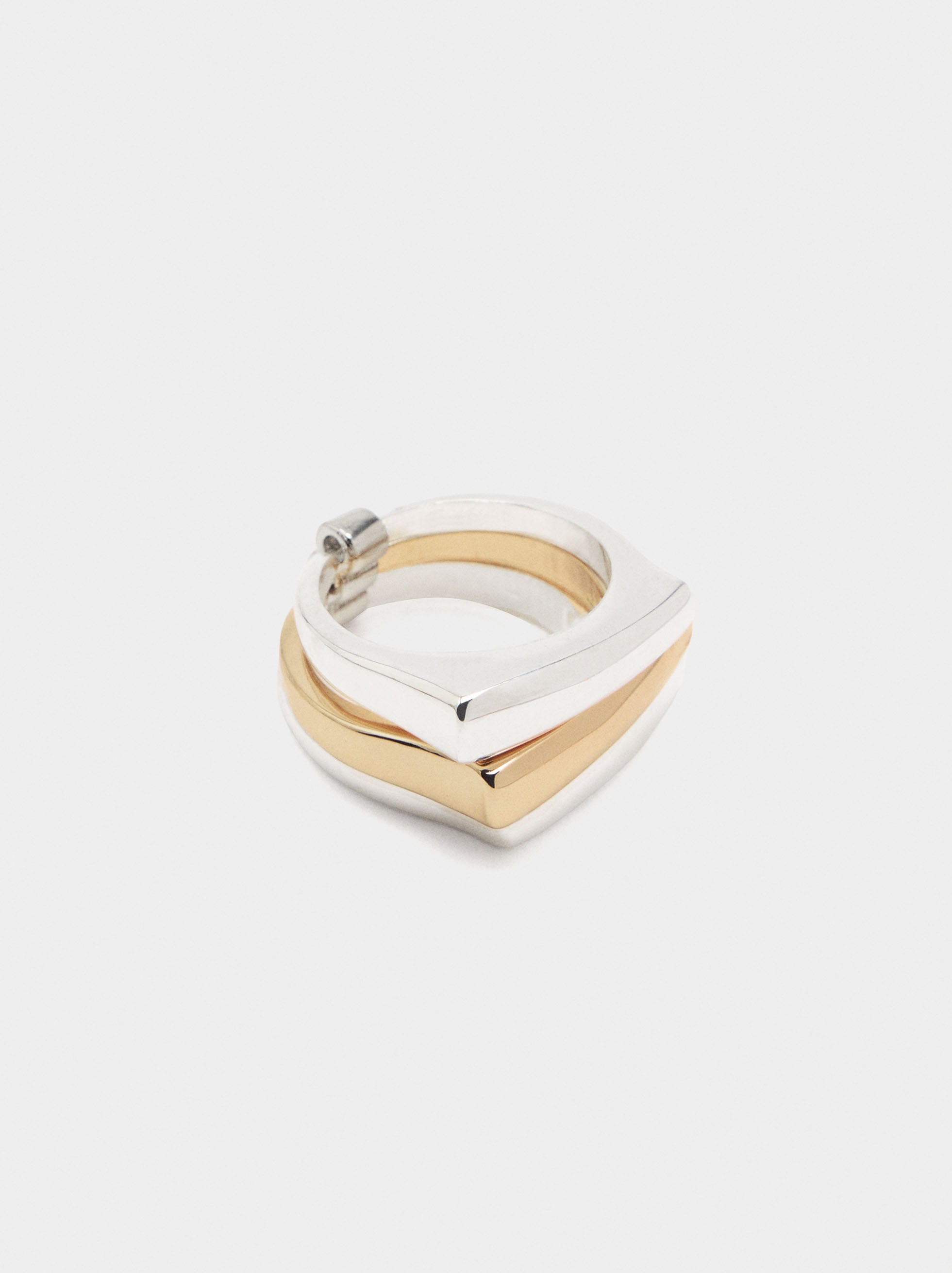 Anillo Triple Bicolor