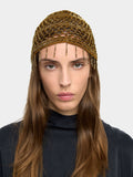 Gorro Macramé Con Cuentas