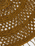Gorro Macramé Con Cuentas