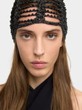 Gorro Macramé Con Cuentas