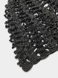 Gorro Macramé Con Cuentas