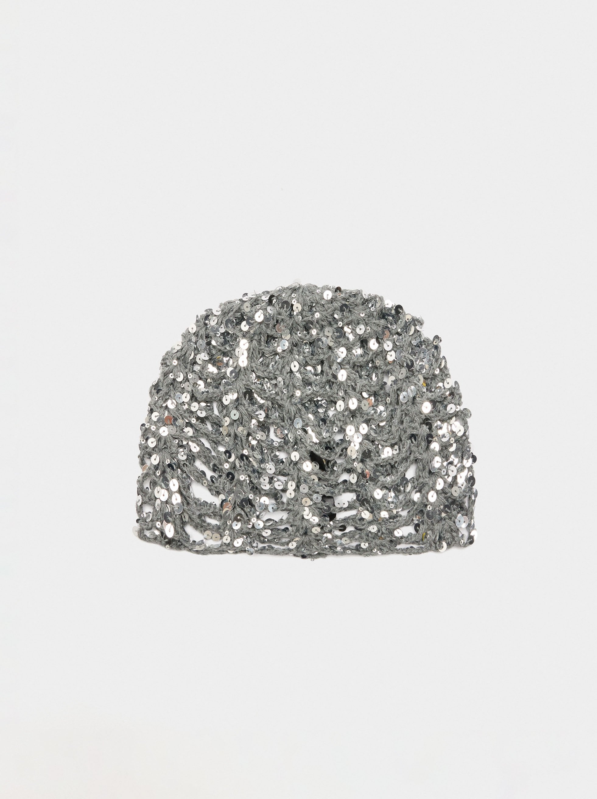 Gorro De Algodón Con Lentejuelas