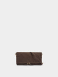Bolso Bandolera Efecto Piel Con Solapa