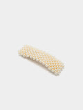 Pinzas Rectangulares Con Perlas