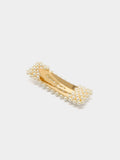 Pinzas Rectangulares Con Perlas