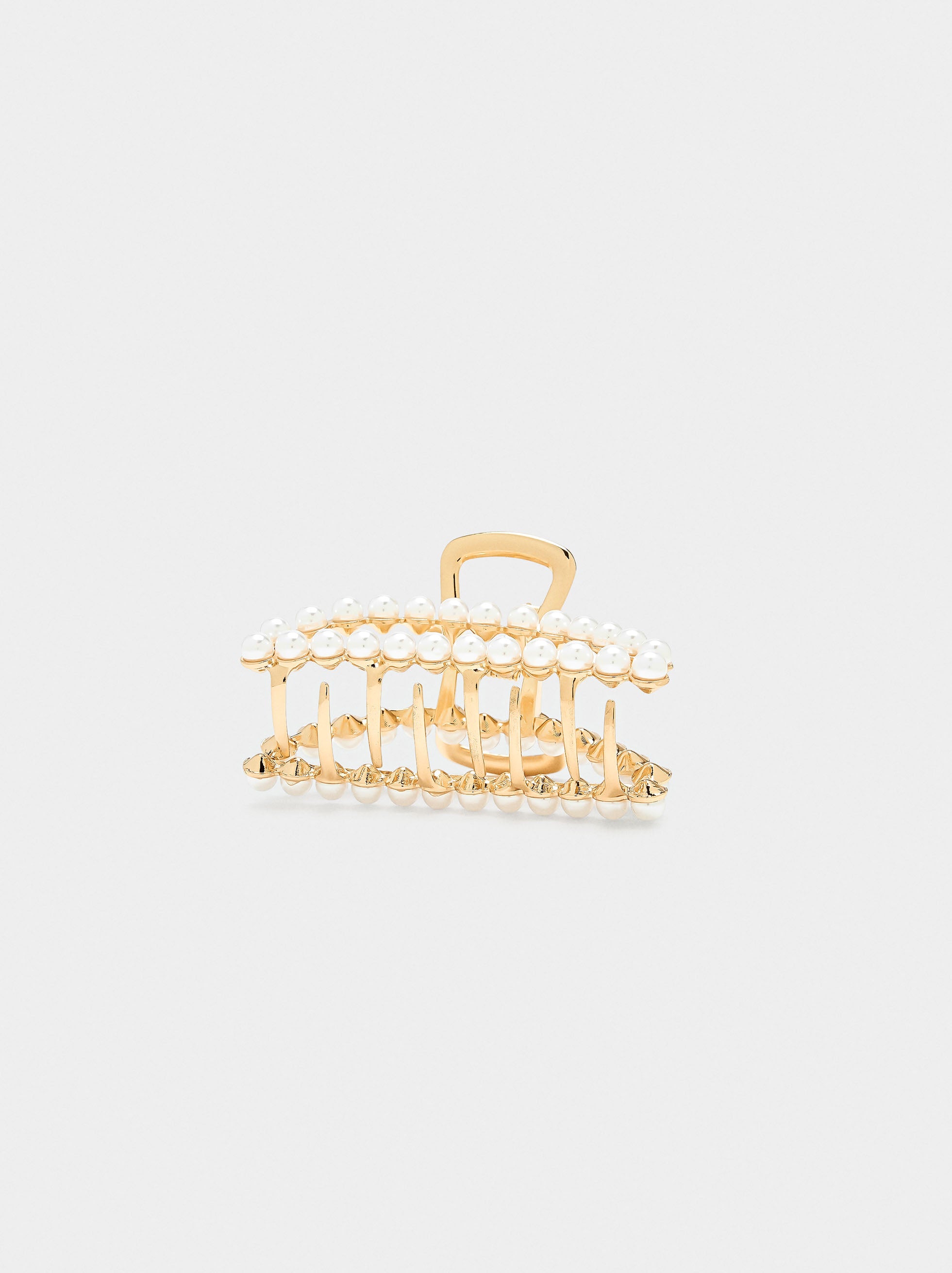 Pinza De Pelo Con Perlas