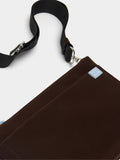 Bolso Bandolera Con Doble Textura Suave